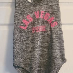 Women Small Pink Las Vegas Workout Tank Top